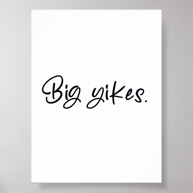 Big yikes poster (Front)
