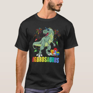 Bigbrosaurus Birthday Rex Dinosaur Big Bro Saurus T-Shirt