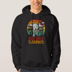 Bigbrosaurus Rex Dinosaur Big Bro Saurus Brother F Hoodie