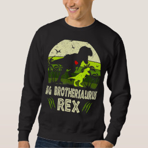 Bigbrosaurus Rex Dinosaur Big Bro Saurus Brother F Sweatshirt