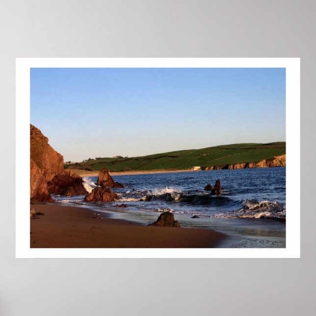 Bigbury On Sea Beach Coast Prints (Front)