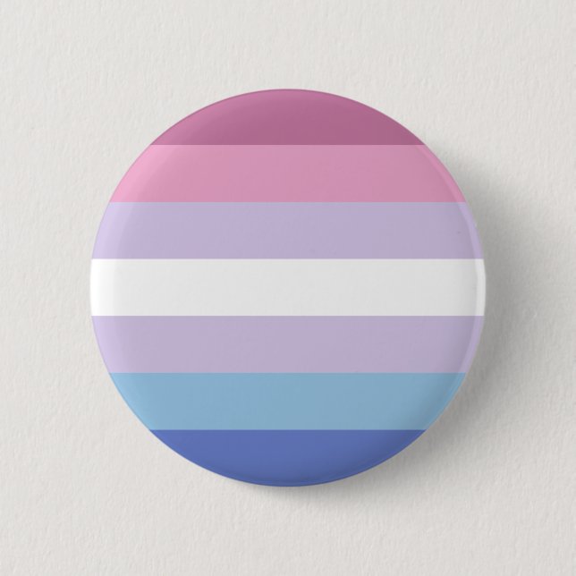 Bigender Pride Flag 6 Cm Round Badge (Front)