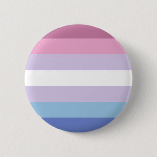 bigender pride flag 6 cm round badge