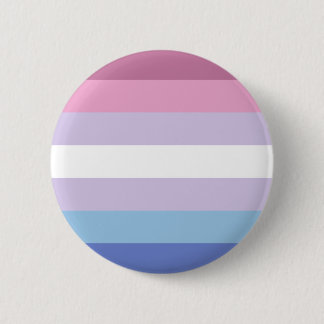 bigender pride flag 6 cm round badge