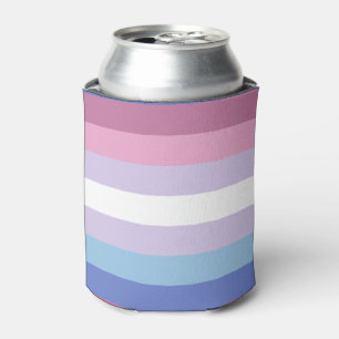 Bigender Pride Flag Can Cooler