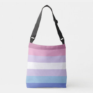 Bigender Pride Flag Crossbody Bag