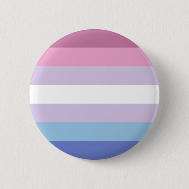 Bigender Pride Flag  Keramik  6 Cm Round Badge (Front)