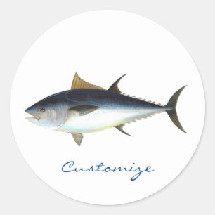 Bigeye Tuna Style Thunder_Cove Classic Round Sticker