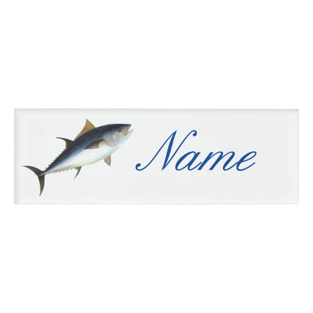 Bigeye Tuna Style Thunder_Cove Name Tag (Front)