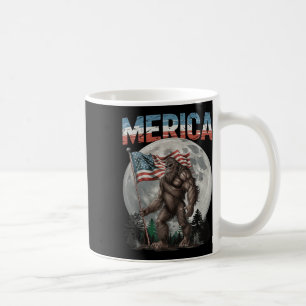Bigfoot4th Of July American Flag Funny Patriotic M Coffee Mug
