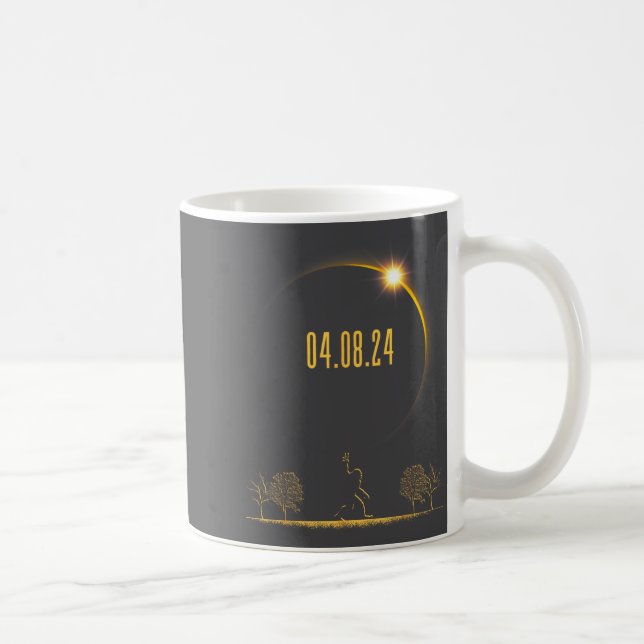 Bigfoot 04.08.24 Total Solar Eclipse 2024  Coffee Mug (Right)