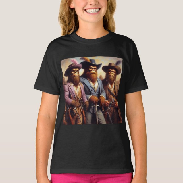 Bigfoot 3 Musketeers T-Shirt (Front)