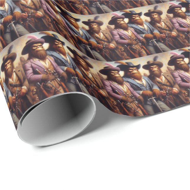 Bigfoot 3 Musketeers Wrapping Paper (Roll Corner)