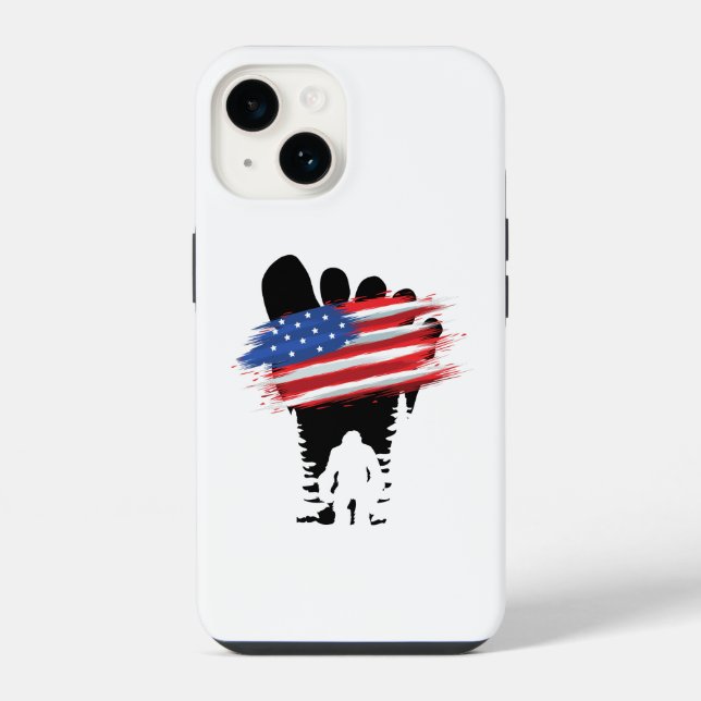 Bigfoot 4th July.b iPhone Case (Back)
