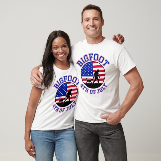  Bigfoot 4th of July Fun Tee (Unisex)