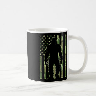 Bigfoot 4th Of July Shirt American Usa Flag Coffee Mug