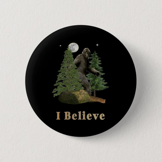 Bigfoot 6 Cm Round Badge (Front)