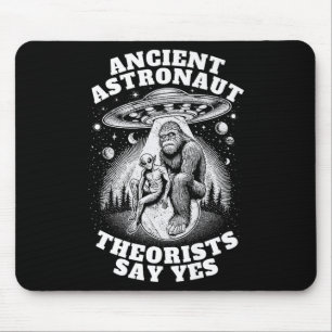 Bigfoot Alien And Ufo I Ancient Astronaut Theorist Mouse Mat
