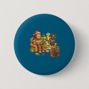 Bigfoot Alien Nessie Mothman Retro Gaming Christma 6 Cm Round Badge