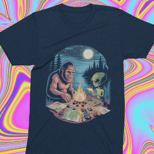Bigfoot Alien UFO Cryptid Tabletop RPG Paranormal T-Shirt