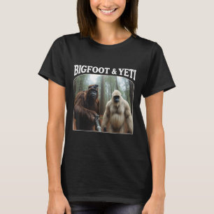 Bigfoot & Yeti Funny Sasquatch Bigfoot Vlogs F T-Shirt