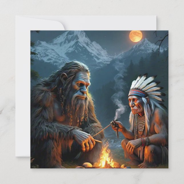 Bigfoot and Chief Moonlit Forest Gathering (Front)