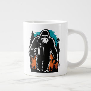 BIGFOOT AND COFFEE LARGE COFFEE MUG