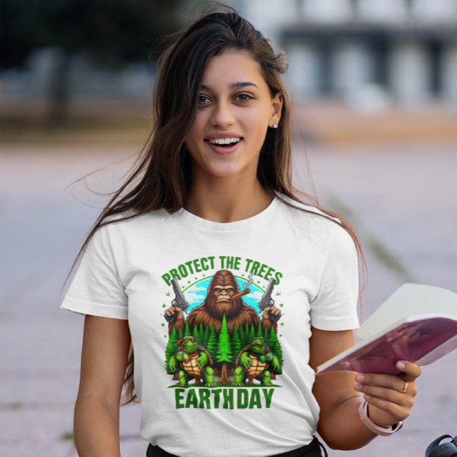 Bigfoot and Two Turtles: Armed Encounters T-Shirt (Creator Uploaded)