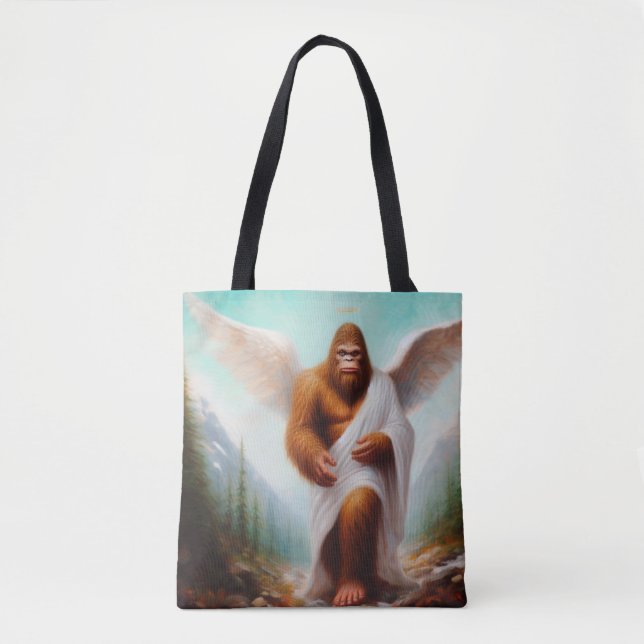 Bigfoot Angel Tote Bag (Front)