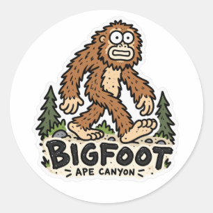 Bigfoot Ape Canyon Washington Cryptid Sticker
