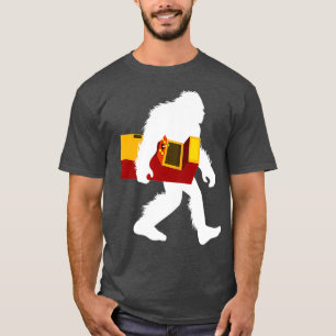 Bigfoot Arcade Game Cryptid Gaming Sasquatch T-Shirt