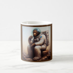 Bigfoot Astronaut Coffee Mug