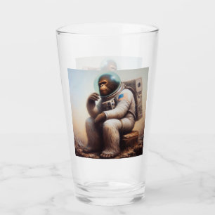 Bigfoot Astronaut Glass
