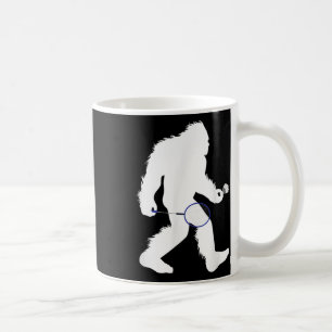 Bigfoot Badminton Player Sasquatch Shuttle Coffee Mug