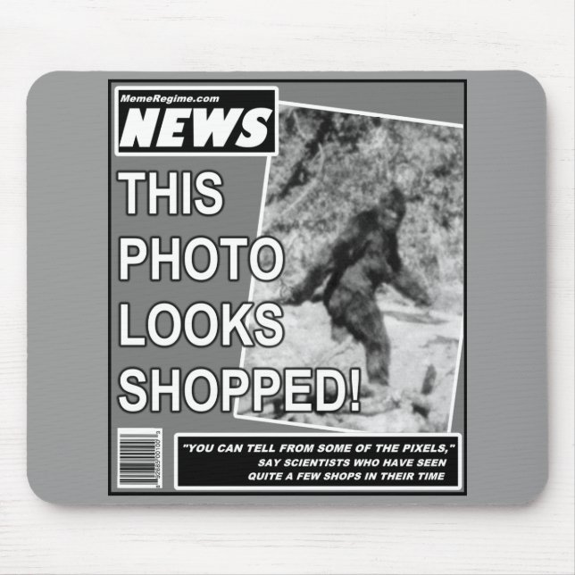 Bigfoot Bamboozlement Mouse Mat (Front)