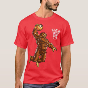 Bigfoot Basketball  for Men Women Boys Girls Kids  T-Shirt