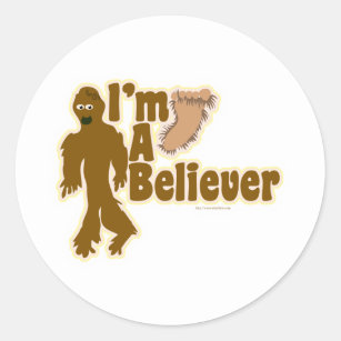 Bigfoot Believer Classic Round Sticker