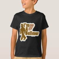 Bigfoot Believer Funny Sasquatch Logo
