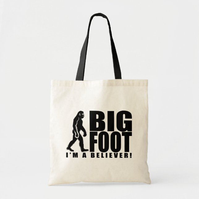 Bigfoot Believer Tote Bag (Front)
