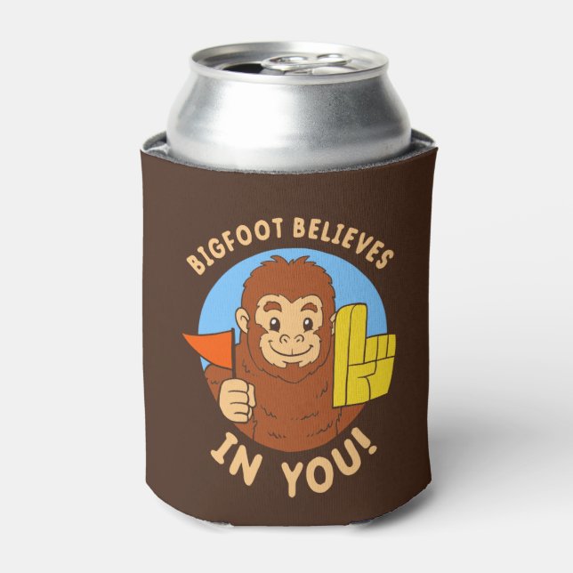 Bigfoot Believes In You Can Cooler (Can Front)
