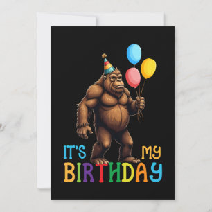 Bigfoot Birthday Party - It’s My Birthday Invitation