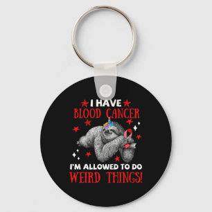 bigfoot blood cancer awareness apparel i allow to key ring