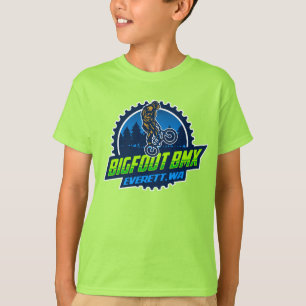 Bigfoot BMX Top with Large Logo (White Outline)