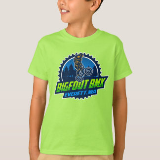 Bigfoot BMX Top with Large Logo (White Outline)