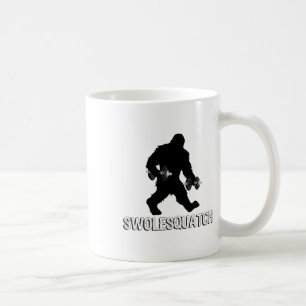 Bigfoot Bodybuilding Dumbbell Weights Sasquatch Li Coffee Mug