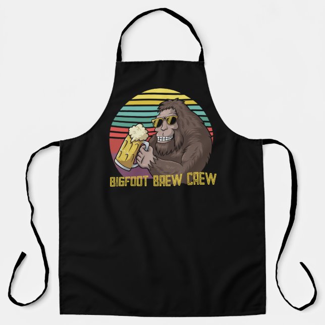 Bigfoot Brew Crew Apron (Front)