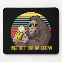 Bigfoot Brew Crew Mouse Pad