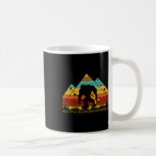 Bigfoot Bring Multiple Sclerosis Ribbon Fun  Coffee Mug