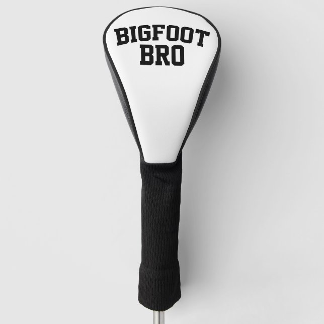 Bigfoot Bro - Funny Bigfoot Golf Head Cover (Front)