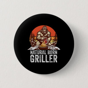 Bigfoot Byrbeque  6 Cm Round Badge